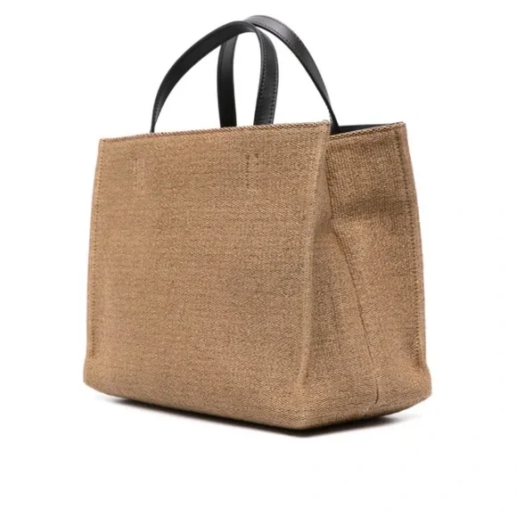 Salvatore Ferragamo Brown and Black Graphic Tote